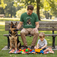 Load image into Gallery viewer, EARS UP SYSTEM ARMED - Crewneck T-shirt | Gildan® 5000 - Pet Merch