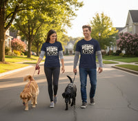 Load image into Gallery viewer, LIFE IS BETTER with my DOGS - Crewneck T-shirt | Gildan® 5000